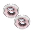 Curl Wispy Individual Lashes, Reusable Self Adhesive Eyelashes Without