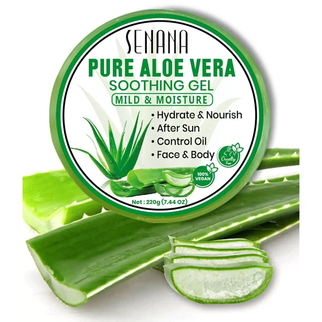 CurlIQ Aloe Vera Body Face Moisturizer Skin Care Dry Skin Anti Wrinkle