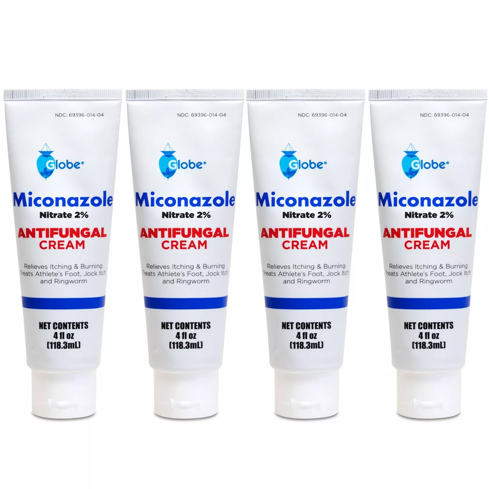 CurlIQ Globe Antifungal Cream Miconazole 2 4 oz. Tube ( 4 Pack) (16