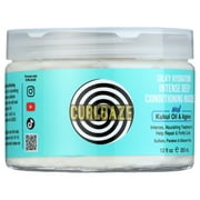 Curldaze Silky Hydration Intense Deep Conditioning Masque with Kukui Oil and Agave Hair Mask 12 oz.