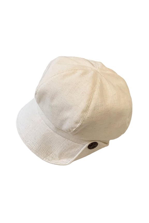 Curled Edge Button Beret Hat for Classic French Style Adjustable Fit for Casual and Formal Wear Outdoor Fashion Accessory for Women