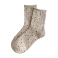 thumbnail image 1 of Fjofpr Socks for Women Womens Socks Curled Polka Socks, 1 of 2