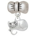 thumbnail image 1 of Curled Up Cat - Bow Charm Bead, 1 of 1