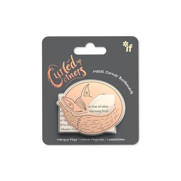 Curled Up Corners Bookmark, Furled Fox