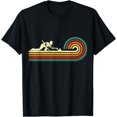 thumbnail image 1 of Curler sliding Curling Stone Retro Curling T-Shirt, 1 of 4