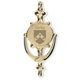 thumbnail image 1 of Curley Irish Coat of Arms Brass Door Knocker, 1 of 1