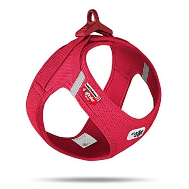 Curli AG 640094 Clasp Vest Air-Mesh Dog Harness, Red - Extra Small