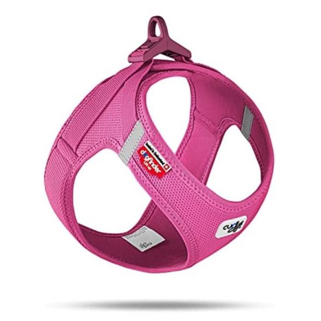 Curli AG 640111 Clasp Vest Air-Mesh Dog Harness, Fuchsia - Large