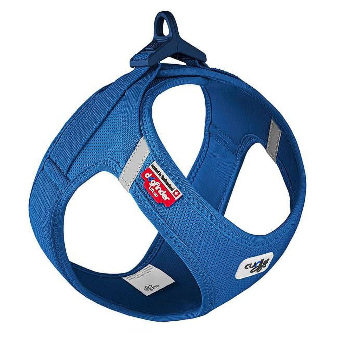 Curli AG 640118 Clasp Vest Air-Mesh Dog Harness, Blue - Large