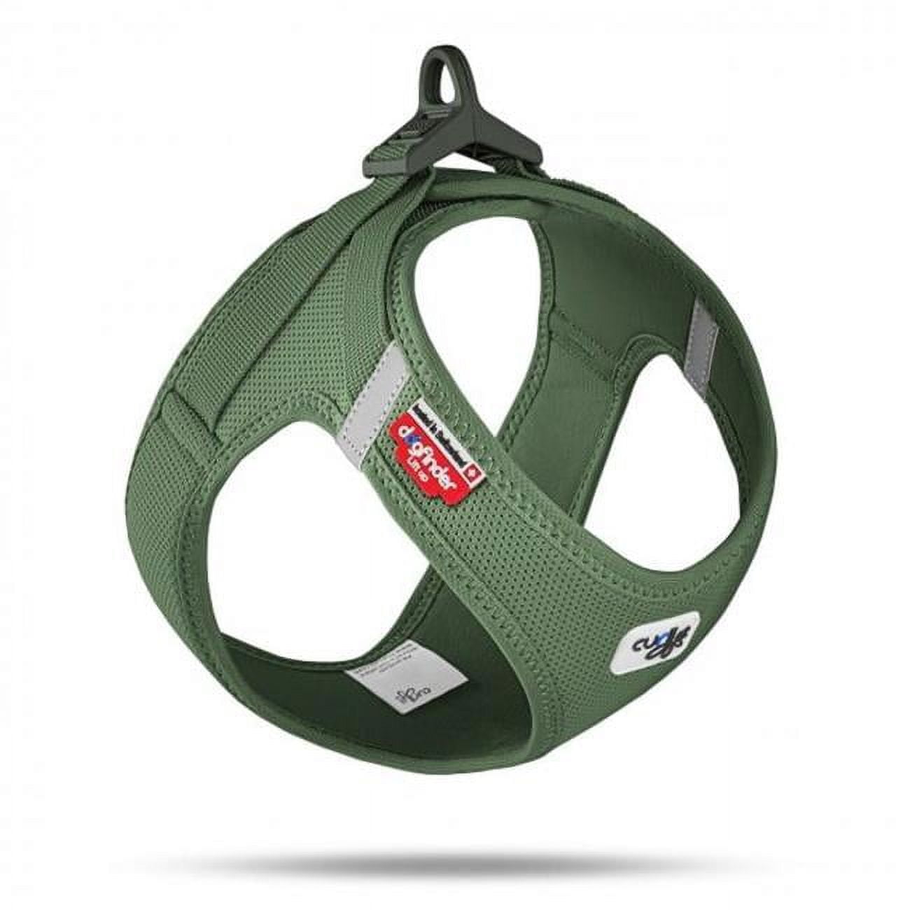 Curli AG 640129 Clasp Vest Air-Mesh Dog Harness, Moss - Extra Small