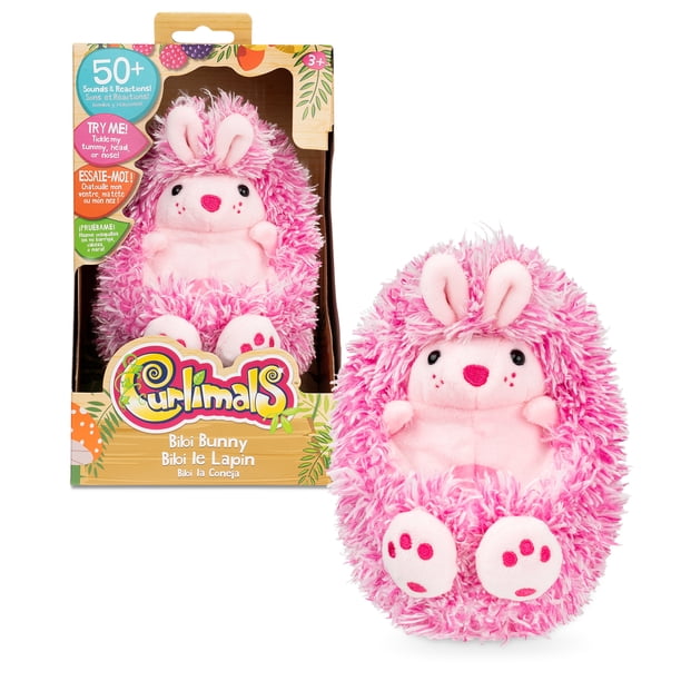 Curlimals Bibi The Bunny - Interactive Toy Pet for Classrooms