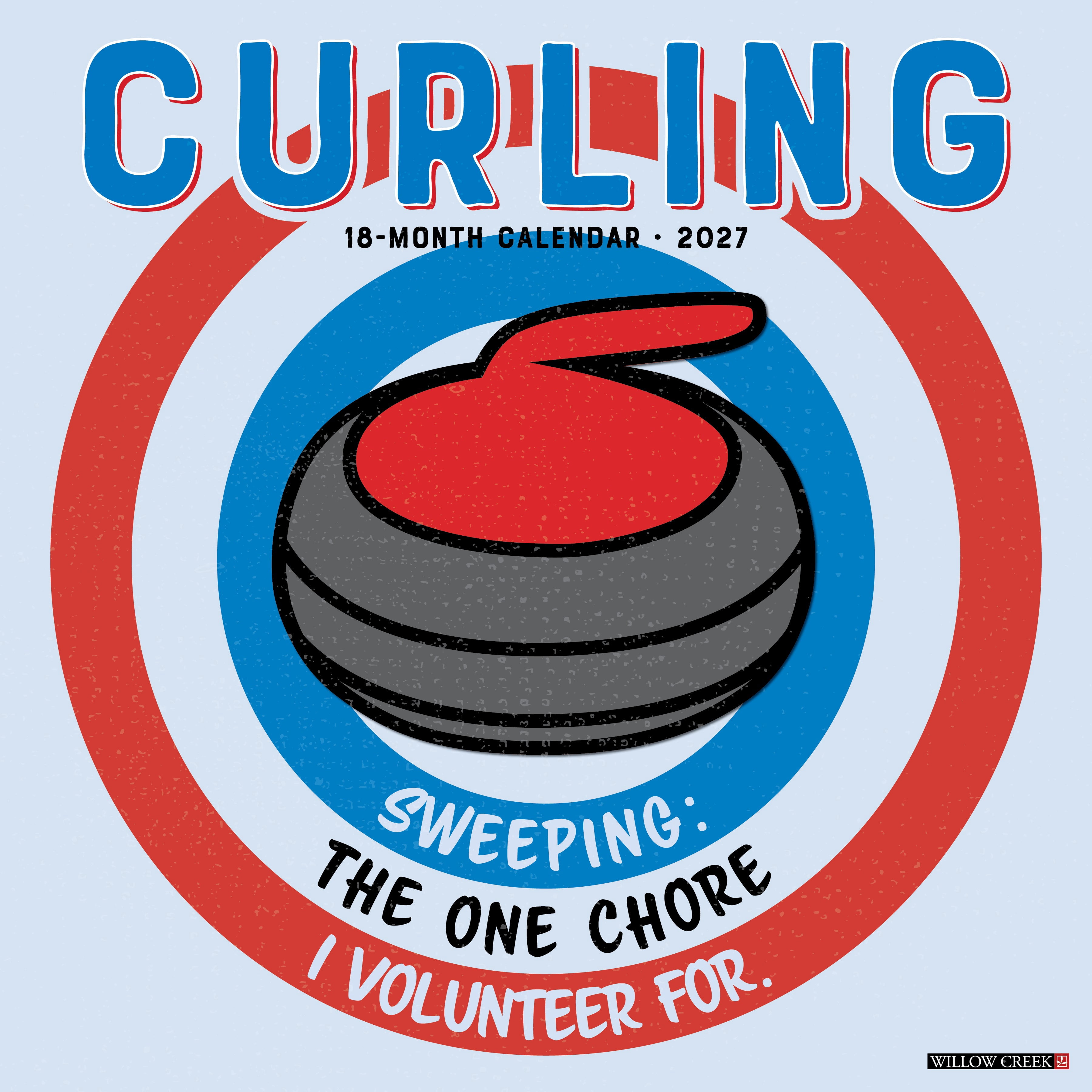 Willow Creek Press, Curling 2027 Wall Calendar