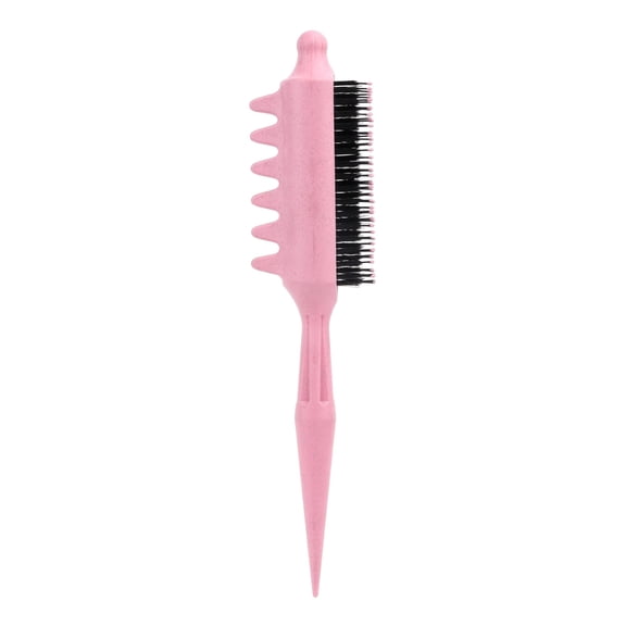 Curling Brush Anti-Slip Anti-Static Volumizing Comb, 2-in-1 Heat-Free Nylon Bristle Volumizing Hair Styling Tool for Fluffy Roots and Defined Curls