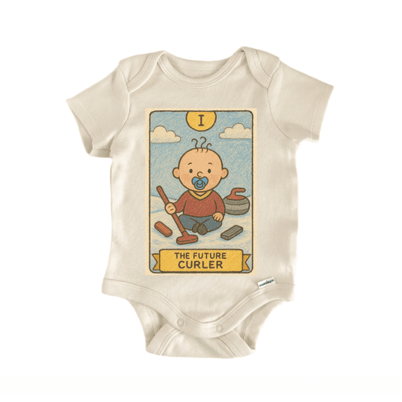 Curling Curler Newborn Baby Bodysuit