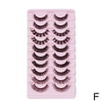 thumbnail image 1 of Curling False Eyelashes 10 Pairs Of Large Curling False Thick False Eyelashes Eyelashes N4G6, 1 of 9