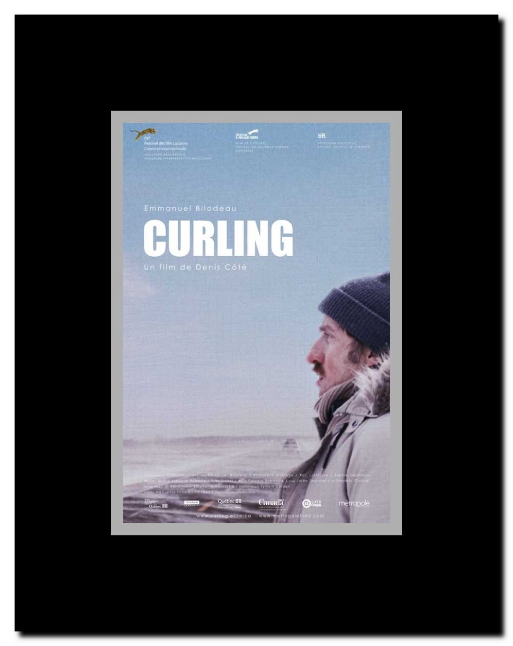 Curling Framed Movie Poster