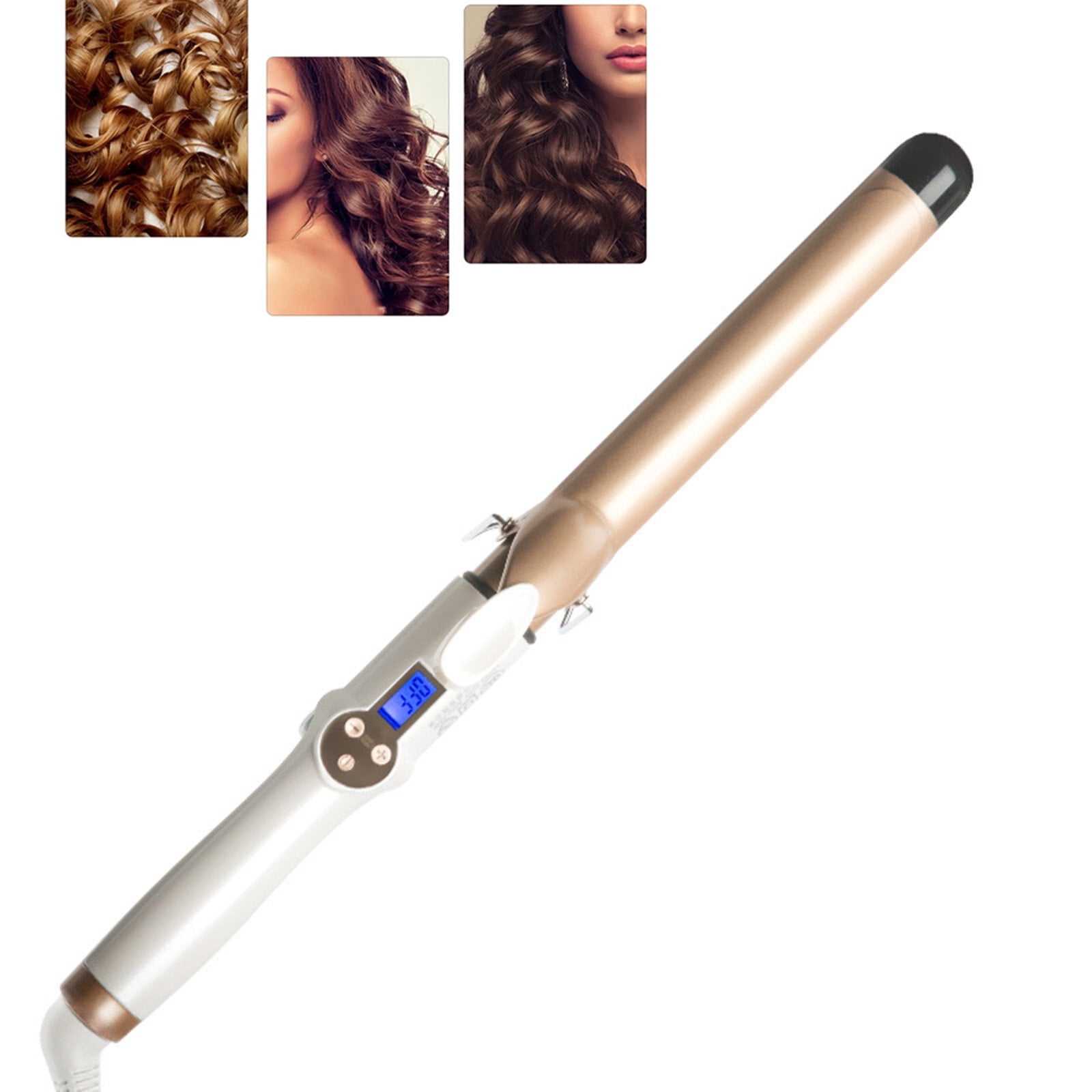 Curling Iron 1 inch, Professional Ceramic Tourmaline Coating Barrel