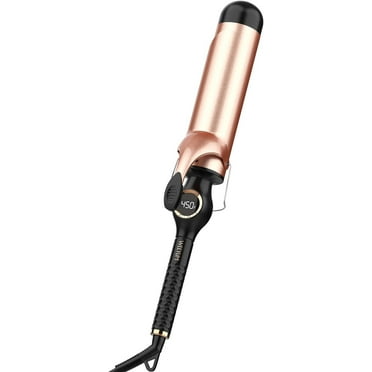Curling Iron 2 Inch, Large Barrel Curling Wand for Hair, Ceramic Long Barrel Hair Curling Iron Dual Voltage