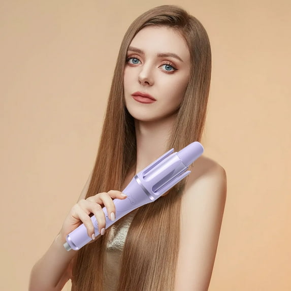 Curling Iron Automatic Curling Irons Barrel For All Hair Types Easy-to-use Curling Wand Long-lasting Salon-quality Curls And Waves