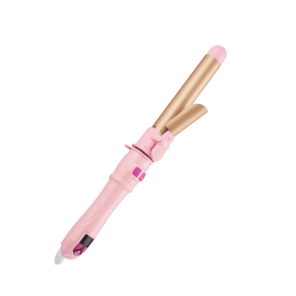 Curling Iron, Creates Soft Waves, For Medium to Long Hair Gold/Pink