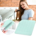 thumbnail image 1 of Curling Iron Heat Resistant Mat, Hair Straightener Insulation Pad, Heat Protection Scalding Splint for Curling Wands, Flexible Odorless Silicone Heat Resistant Mat with Storage Pouch, 1 of 7
