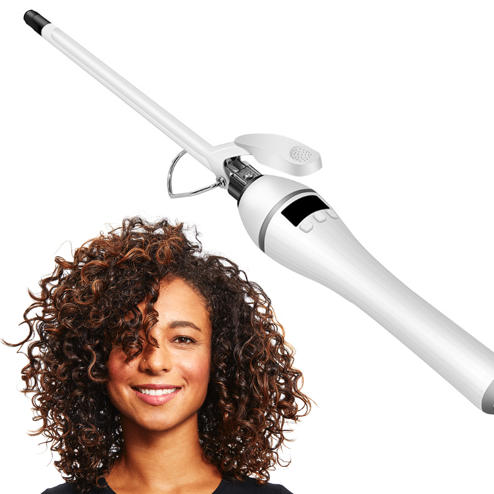 Curling Iron Professional Dual Voltage Ceramic Tourmaline Hair