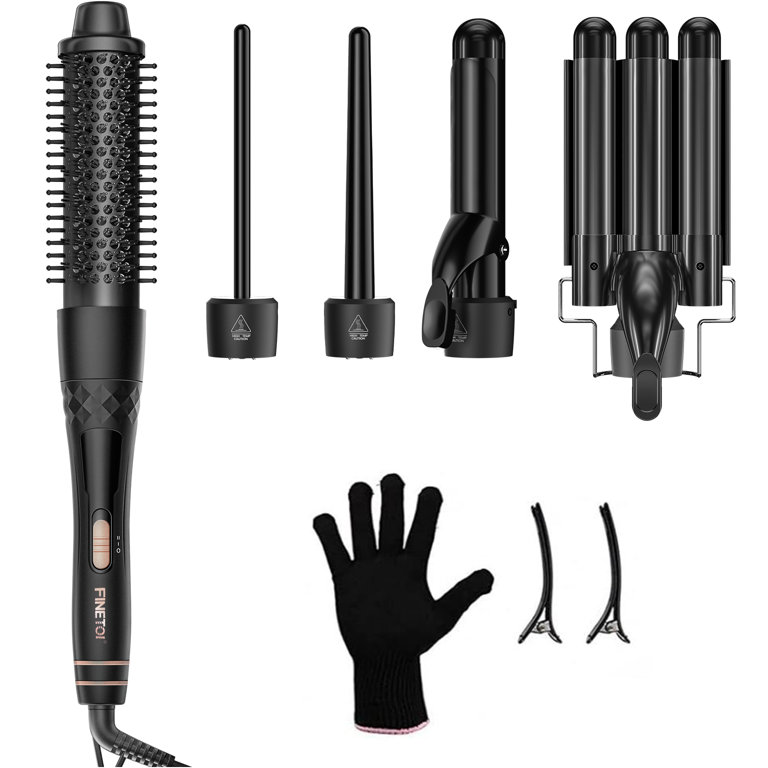 5 in 1 Ceramic Curling Iron Set - Quick Heat-up, 2 Temps, 5  display picture 1