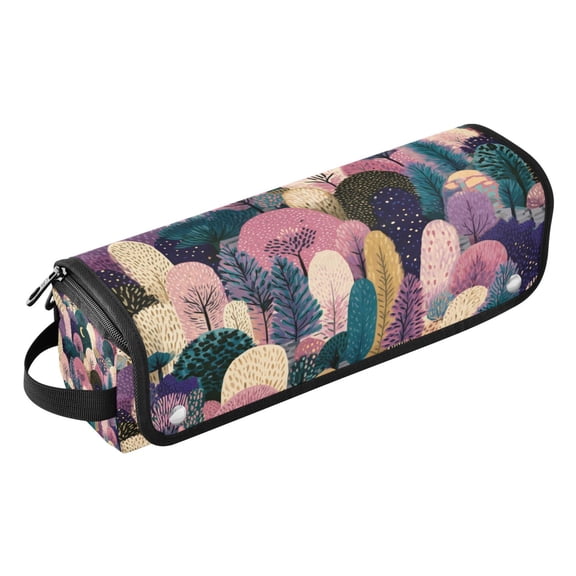 Curling Iron Storage Bag Hair Tools Travel Bag Heat Resistant and Portable Colorful Little Tree