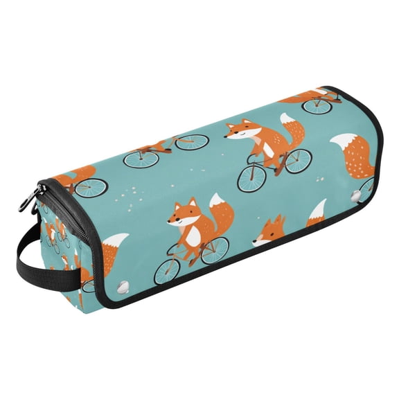 Curling Iron Storage Bag Hair Tools Travel Bag Heat Resistant and Portable Fox Bicycle