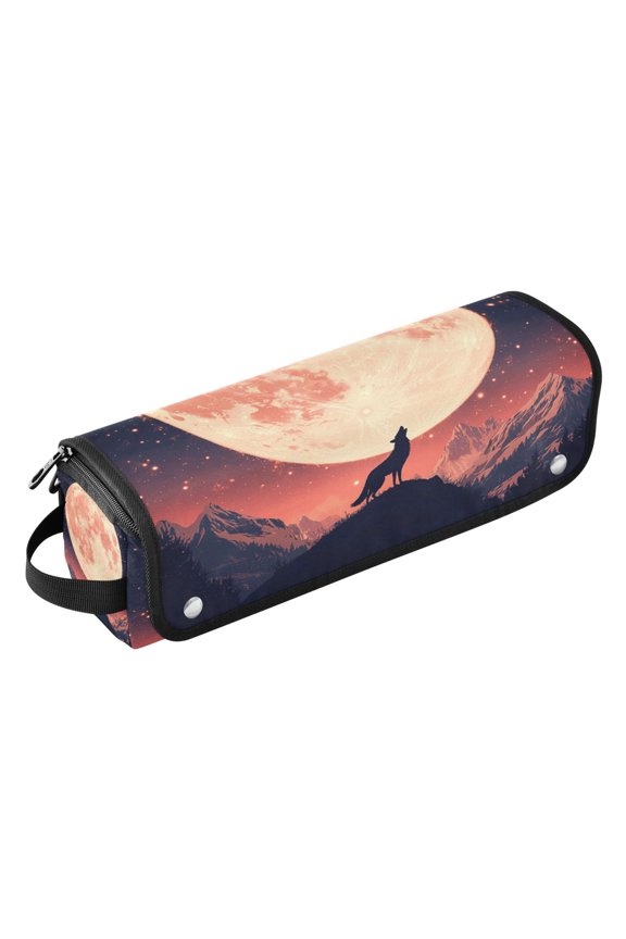 Curling Iron Storage Bag Hair Tools Travel Bag Heat Resistant and Portable Lone Wolf