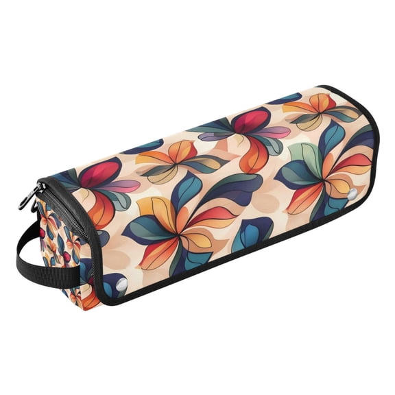Curling Iron Storage Bag Hair Tools Travel Bag Heat Resistant and Portable Magic Flower Seamless