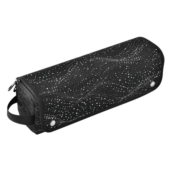 Curling Iron Storage Bag Hair Tools Travel Bag Heat Resistant and Portable Seamless Pattern Glittering