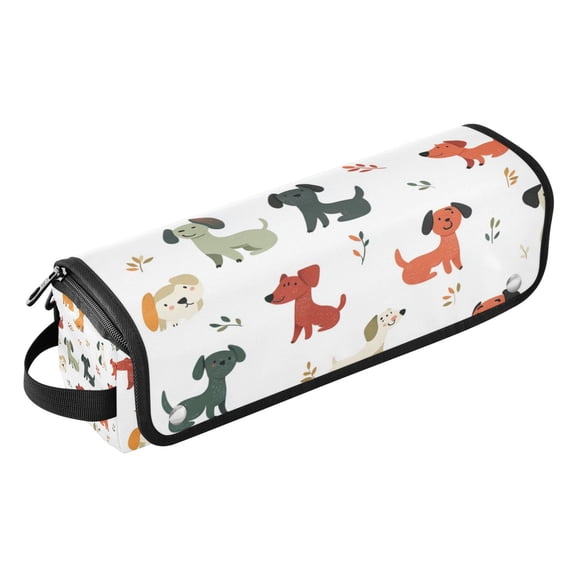 Curling Iron Storage Bag Hair Tools Travel Bag Heat Resistant and Portable Super Cute Puppy