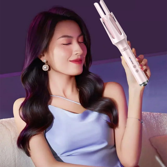 Curling Irons for Hair Rotating Curling Iron 32MM Automatic Curling Iron Easy-to-use Travel Automatic Curling Iron,Fast Heating Curing Wand For Curls Waves,4 Tunable Temps Auto Shut-Off
