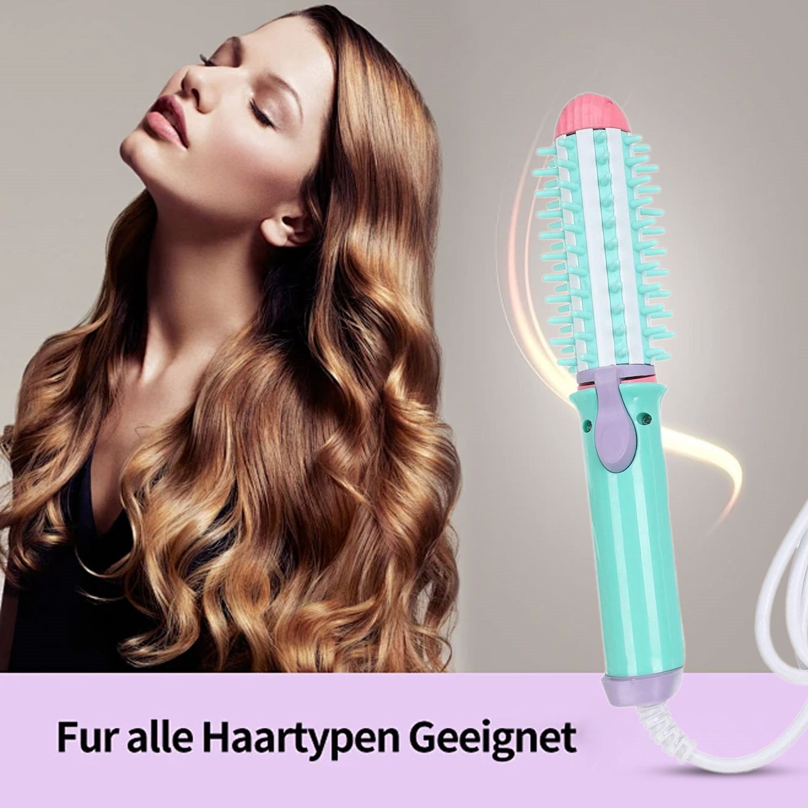 Curling Mini Curling Brush For Short Hair Anti Scald Heated Round Brush Electric Hair Ceramic Hair Tool Dryers Long Lasting Instant Heat Up For All Hair Types Walmart