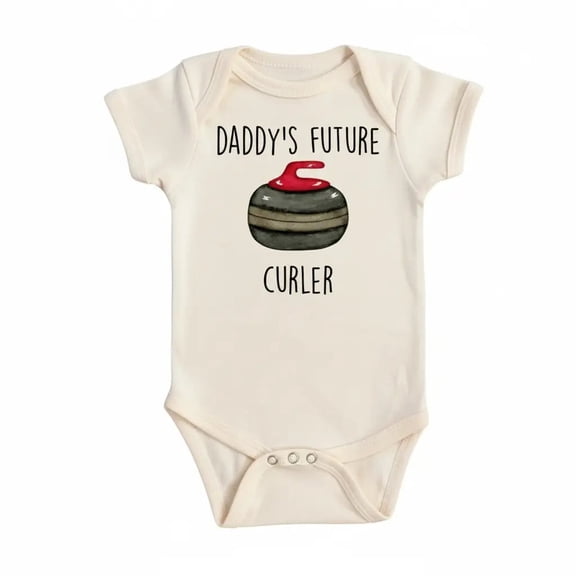 Curling Newborn Baby Bodysuit