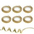 thumbnail image 1 of Curling Ribbon Crimped Balloon String 3/16" 11 Yards 6 Roll for Party Decoration Gift Gold, 1 of 5