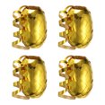 thumbnail image 1 of Curling Ribbon Crimped Balloon String Metallic 3/16" 11 Yards 4pcs for Christmas Wedding Gift Crafts Gold, 1 of 6