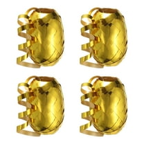 Curling Ribbon Crimped Balloon String Metallic 3/16" 11 Yards 4pcs for Christmas Wedding Gift Crafts Gold