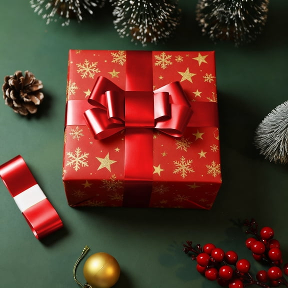 Curling Ribbons for Crafts Bows Present Wrapping Florist Wedding Party Festival Art Craft Decor, Separate Rolls, 1.2x197in