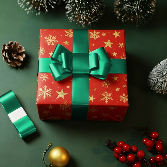 Curling Ribbons for Crafts Bows Present Wrapping Florist Wedding Party Festival Art Craft Decor, Separate Rolls, 1.2x197in