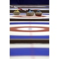 thumbnail image 1 of Curling Rocks On Ice Poster Print, 1 of 2