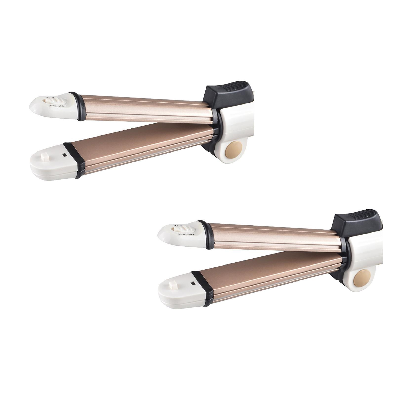 Curling Straightening Iron, 3 Styling Multifunctional 1 Tool in Hair