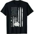 thumbnail image 1 of Curling T-Shirt with Curling Rock and USA Flag, 1 of 5