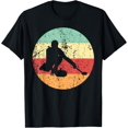 thumbnail image 1 of Curling Vintage Curler Cool Retro 1970's Style Circle T-Shirt, 1 of 4
