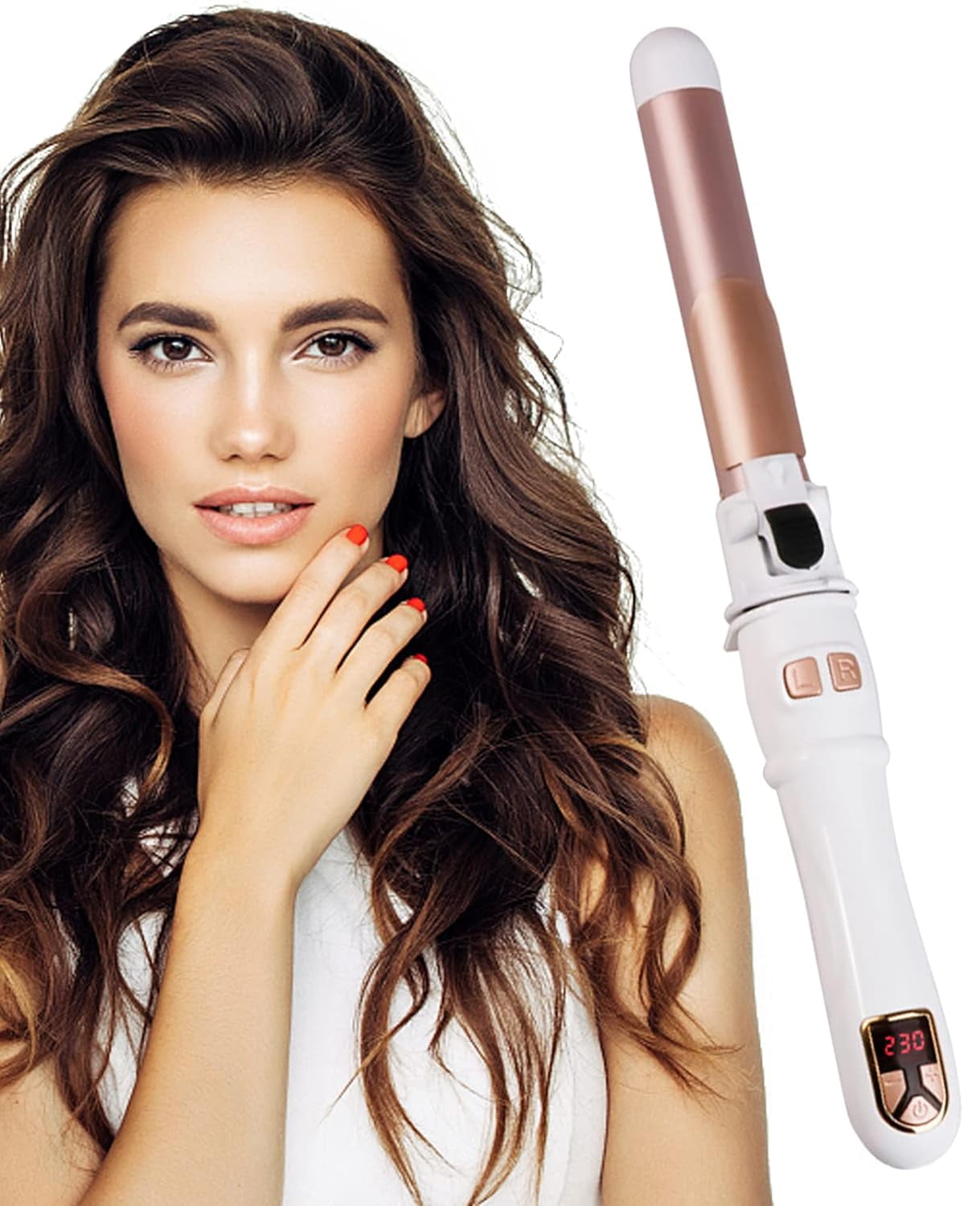 Curling Wand Automatic Curling Iron Automatic Hair Curler Rotating