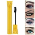 Curling and Multiplying Mascara Effect 4D Eye Black Two In One Fiber