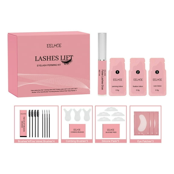 Curling and curling eyelash set, naturally beautiful, slender, thick, gentle and non smudging eyelash set