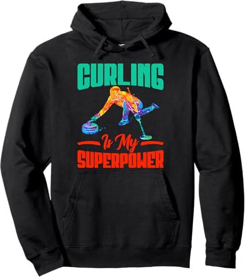 Curling is my Superpower Curling Pullover Hoodie