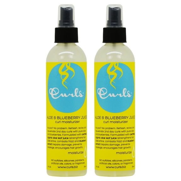 Curls Aloe & Blueberry Juice Curl Moisturizer 8oz "Pack of 2"